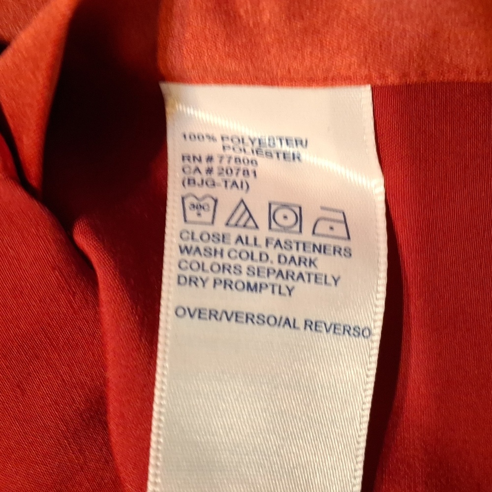 Tommy hilfiger jeans womens blouse small polyester boho casual bussines office - Picture 12 of 12